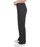 Ruby Rd. Luxe Rib Straight Leg Pull-On Pants