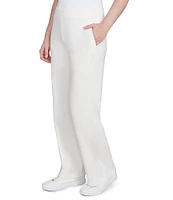 Ruby Rd. Luxe Rib Straight Leg Pull-On Pants