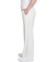 Ruby Rd. Luxe Rib Straight Leg Pull-On Pants