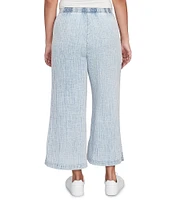 Ruby Rd. Petite Size Cotton Gauze Wide-Leg Pull-On Pants
