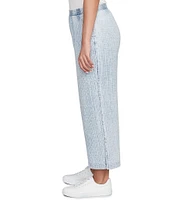 Ruby Rd. Petite Size Cotton Gauze Wide-Leg Pull-On Pants