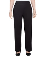 Ruby Rd. Petite Size Luxe Straight Leg Pull-On Pants