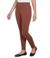 Ruby Rd. Petite Size Ponte Straight Leg Pull-On Legging