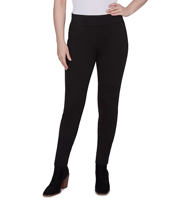 Ruby Rd. Petite Size Ponte Straight Leg Pull-On Legging