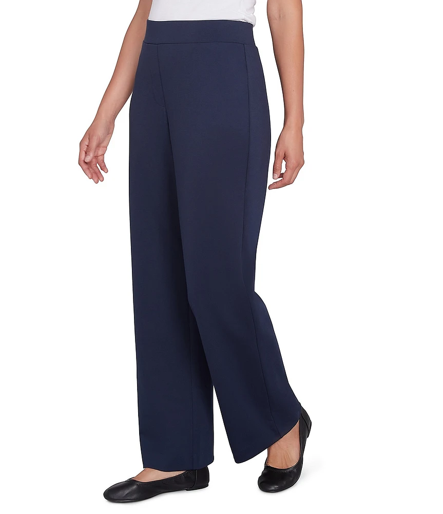 Ruby Rd. Petite Size Straight Leg Pull-On Pants