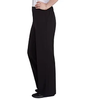 Ruby Rd. Petite Size Tropical Wide-Leg Pull-On Pants