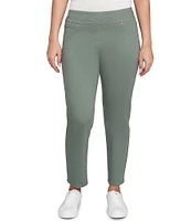 Ruby Rd. Petite Size Twill Pull-On Ankle Pants