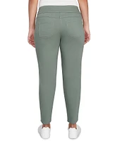 Ruby Rd. Petite Size Twill Pull-On Ankle Pants