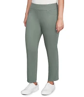 Ruby Rd. Petite Size Twill Pull-On Ankle Pants
