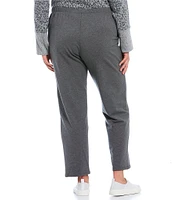 Ruby Rd. Plus Size French Terry Elastic Waist Pull-On Pants