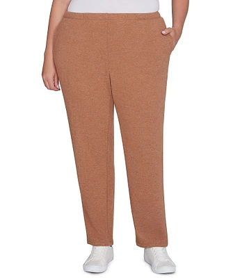 Ruby Rd. Plus Size Knit Pull-On Cozy Pants