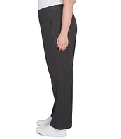 Ruby Rd. Plus Size Luxe Rib Straight Leg Pull-On Pants