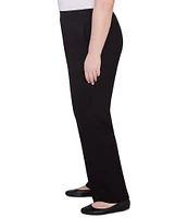 Ruby Rd. Plus Size Luxe Straight Leg Pull-On Pants