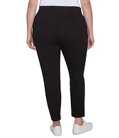 Ruby Rd. Plus Size Ponte Straight Leg Pull-On Leggings