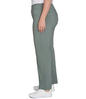 Ruby Rd. Plus Size Pull-On Millennium Tech Straight Leg Pants