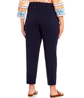 Ruby Rd. Plus Size Pull-On Solar Millennium Tech Ankle Pants