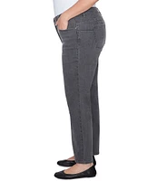 Ruby Rd. Plus Size Soft Denim Pull-On Boot-Cut Jeans