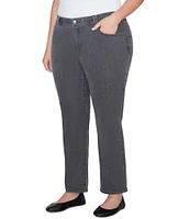 Ruby Rd. Plus Size Soft Denim Pull-On Boot-Cut Jeans
