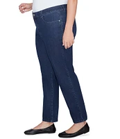 Ruby Rd. Plus Size Soft Denim Pull-On Boot-Cut Jeans