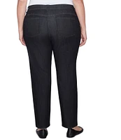 Ruby Rd. Plus Size Soft Denim Pull-On Boot-Cut Jeans