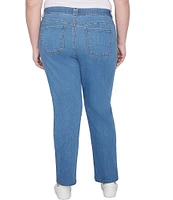 Ruby Rd. Plus Size Soft Denim Pull-On Boot-Cut Jeans