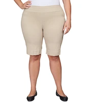 Ruby Rd. Plus Size Tech Bermuda Pull-On Shorts