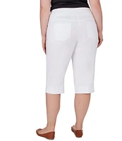 Ruby Rd. Plus Size Tech Clamdigger Pull-On Pants