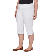 Ruby Rd. Plus Size Tech Clamdigger Pull-On Pants