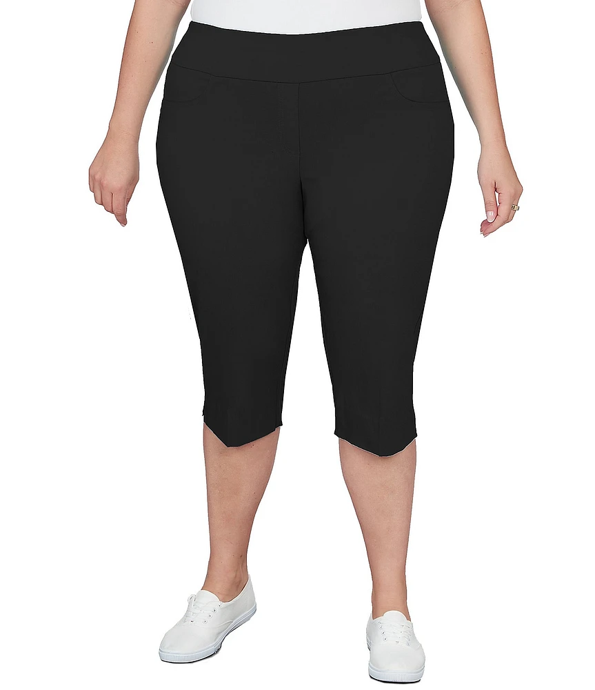 Ruby Rd. Plus Size Tech Clamdigger Pull-On Pants