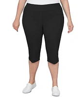 Ruby Rd. Plus Size Tech Clamdigger Pull-On Pants