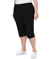 Ruby Rd. Plus Size Tech Clamdigger Pull-On Pants