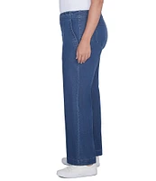 Ruby Rd. Plus Size Wide-Leg Button-Front Jeans