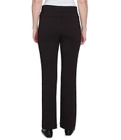 Ruby Rd. Ponte Knit Flare Leg Pull-On Pants