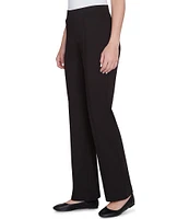 Ruby Rd. Ponte Knit Flare Leg Pull-On Pants