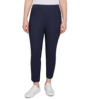 Ruby Rd. Silk Tech Straight Leg Pull-On Ankle Pants
