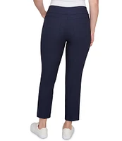 Ruby Rd. Silk Tech Straight Leg Pull-On Ankle Pants