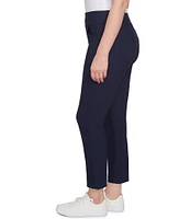 Ruby Rd. Silk Tech Straight Leg Pull-On Ankle Pants