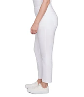 Ruby Rd. Silk Tech Straight Leg Pull-On Ankle Pants