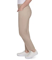 Ruby Rd. Silk Tech Straight Leg Pull-On Ankle Pants