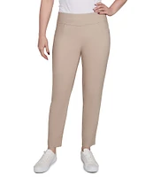 Ruby Rd. Silk Tech Straight Leg Pull-On Ankle Pants