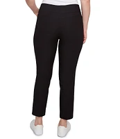Ruby Rd. Silk Tech Straight Leg Pull-On Ankle Pants