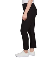 Ruby Rd. Silk Tech Straight Leg Pull-On Ankle Pants