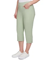Ruby Rd. Stretch Straight Leg Pull-On Capri Pants