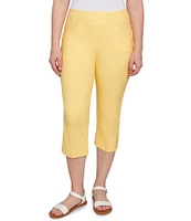 Ruby Rd. Stretch Straight Leg Pull-On Capri Pants