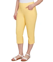 Ruby Rd. Stretch Straight Leg Pull-On Capri Pants