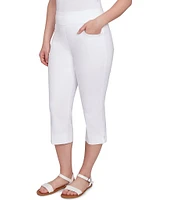 Ruby Rd. Stretch Straight Leg Pull-On Capri Pants