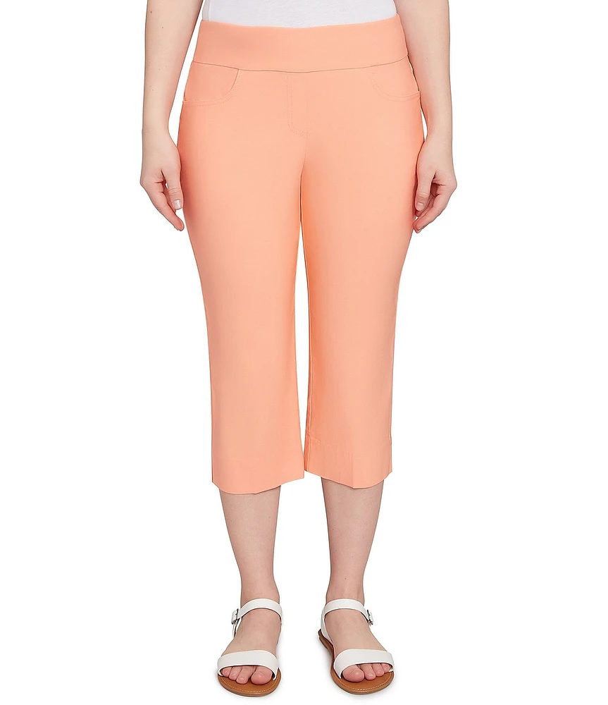 Ruby Rd. Stretch Straight Leg Pull-On Capri Pants