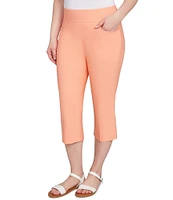 Ruby Rd. Stretch Straight Leg Pull-On Capri Pants