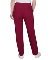 Ruby Rd. Silky Tech Straight Leg Pull-On Pants