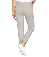 Ruby Rd. Soft Hand Twill Mid Rise Straight Leg Pull-On Ankle Pants